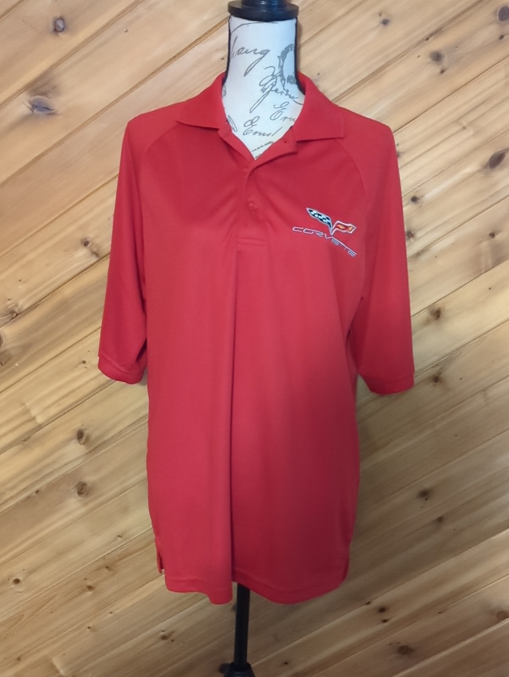 Corvette Red Men's Polo Shirt